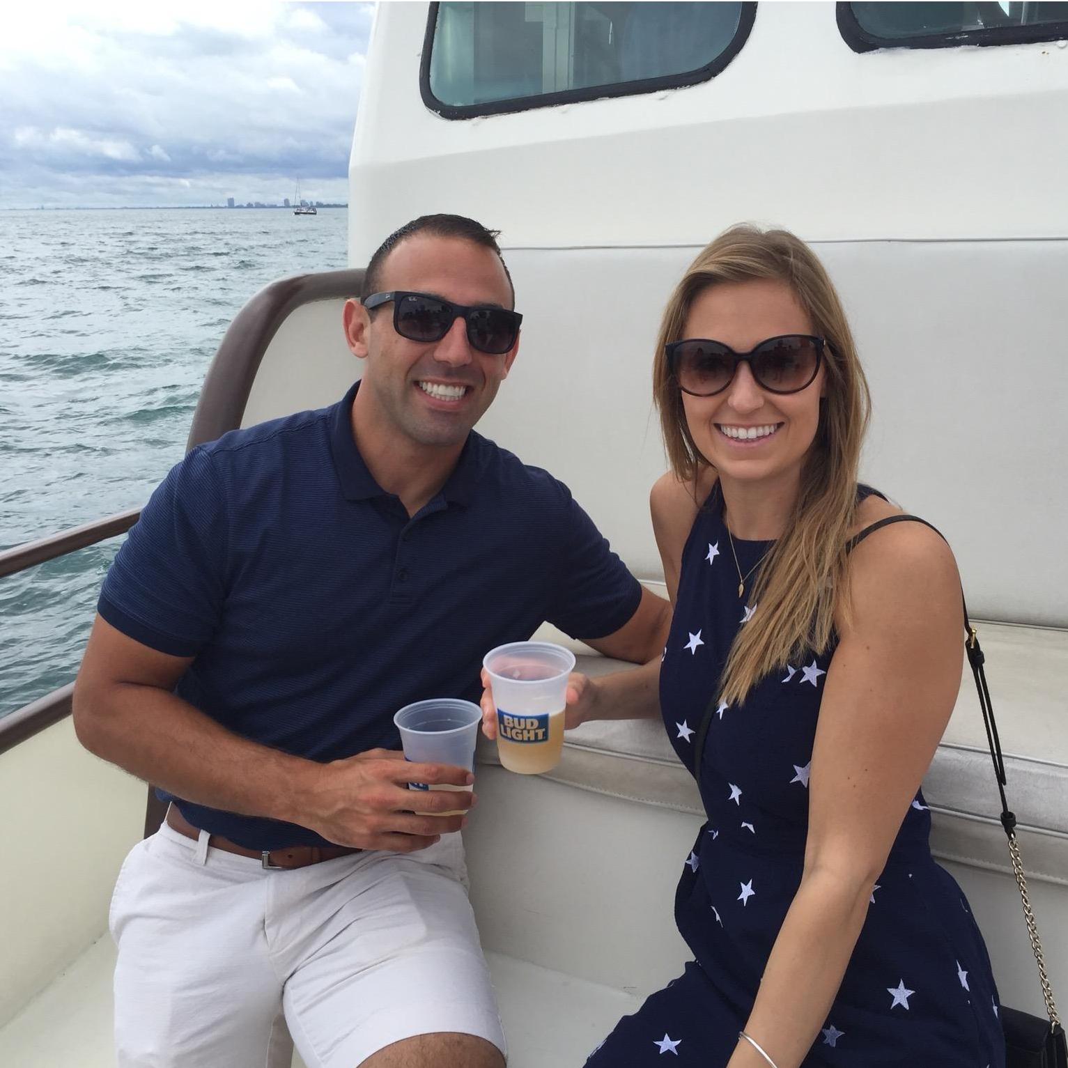 a magnificent day to be on a yacht celebrating Hil&Chris's engagement!