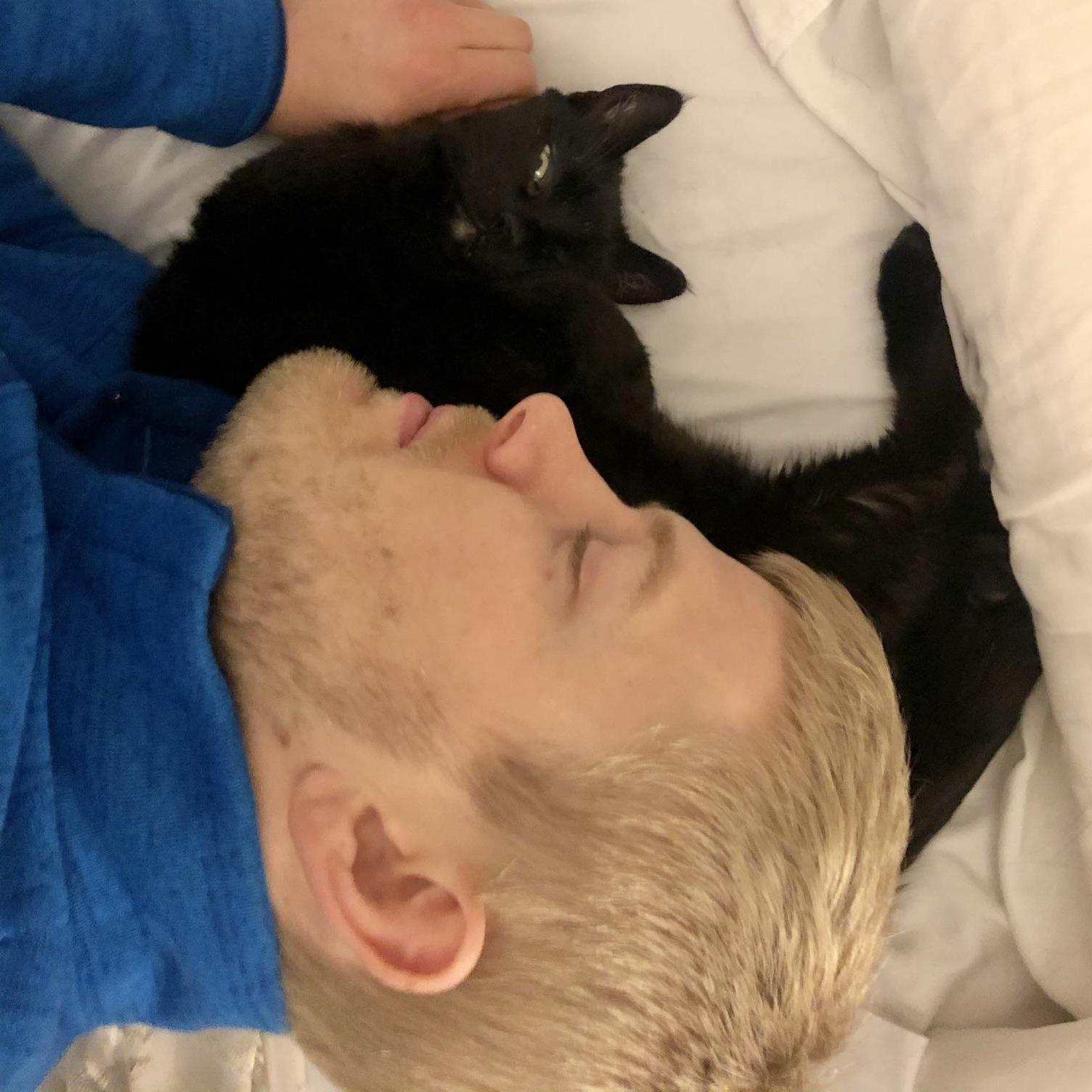 Fur baby snuggles