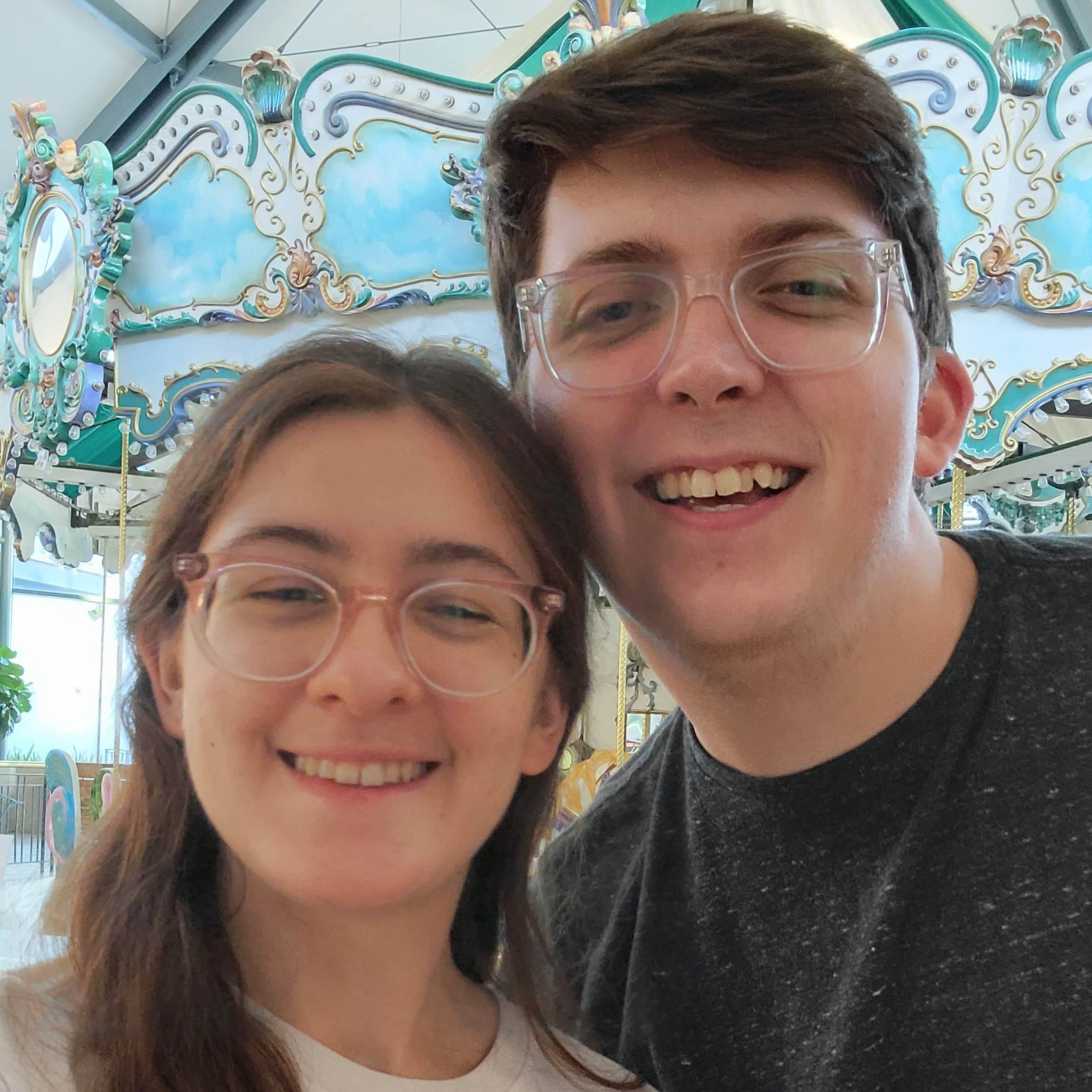 We went to the Woodlands to make "mini-me" build-a-bears