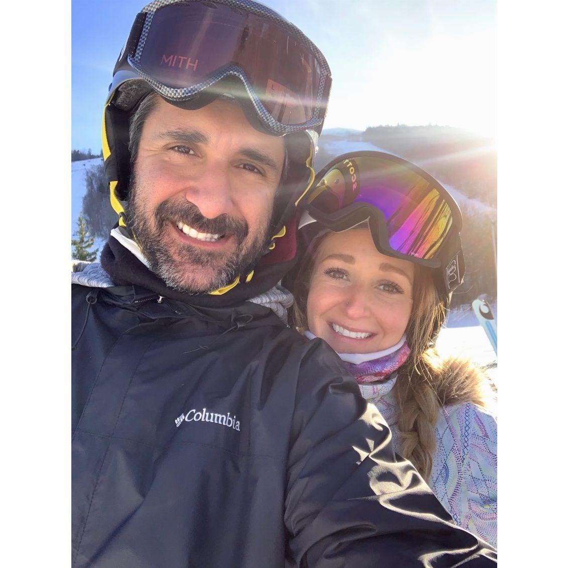 Diran's first and last time skiing ;)