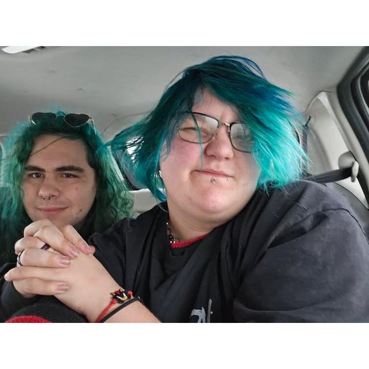 We’re in the car