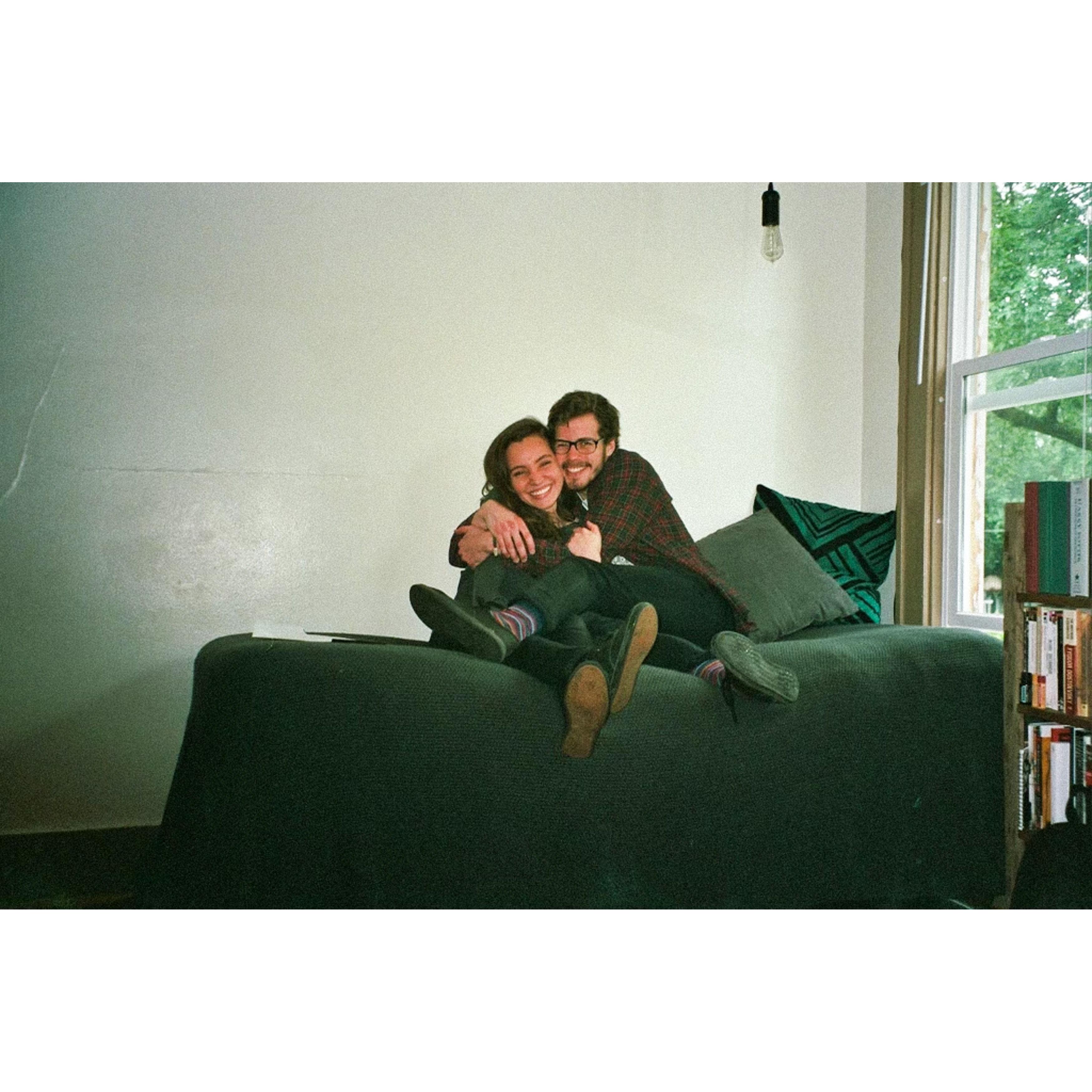 Kiska's apartment in Goshen in 2017 (before she'd really had a chance to decorate).