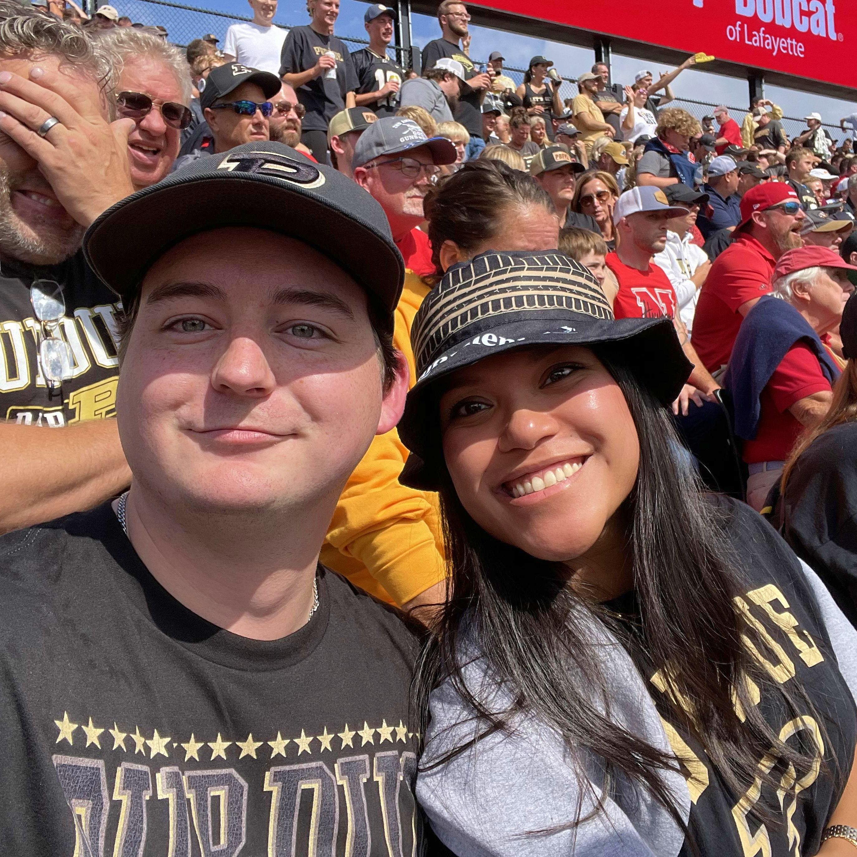 Viane's First Purdue Football Game!