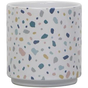 Madisen: allen + roth Round 4.14-in W Small White Ceramic Indoor Planter
