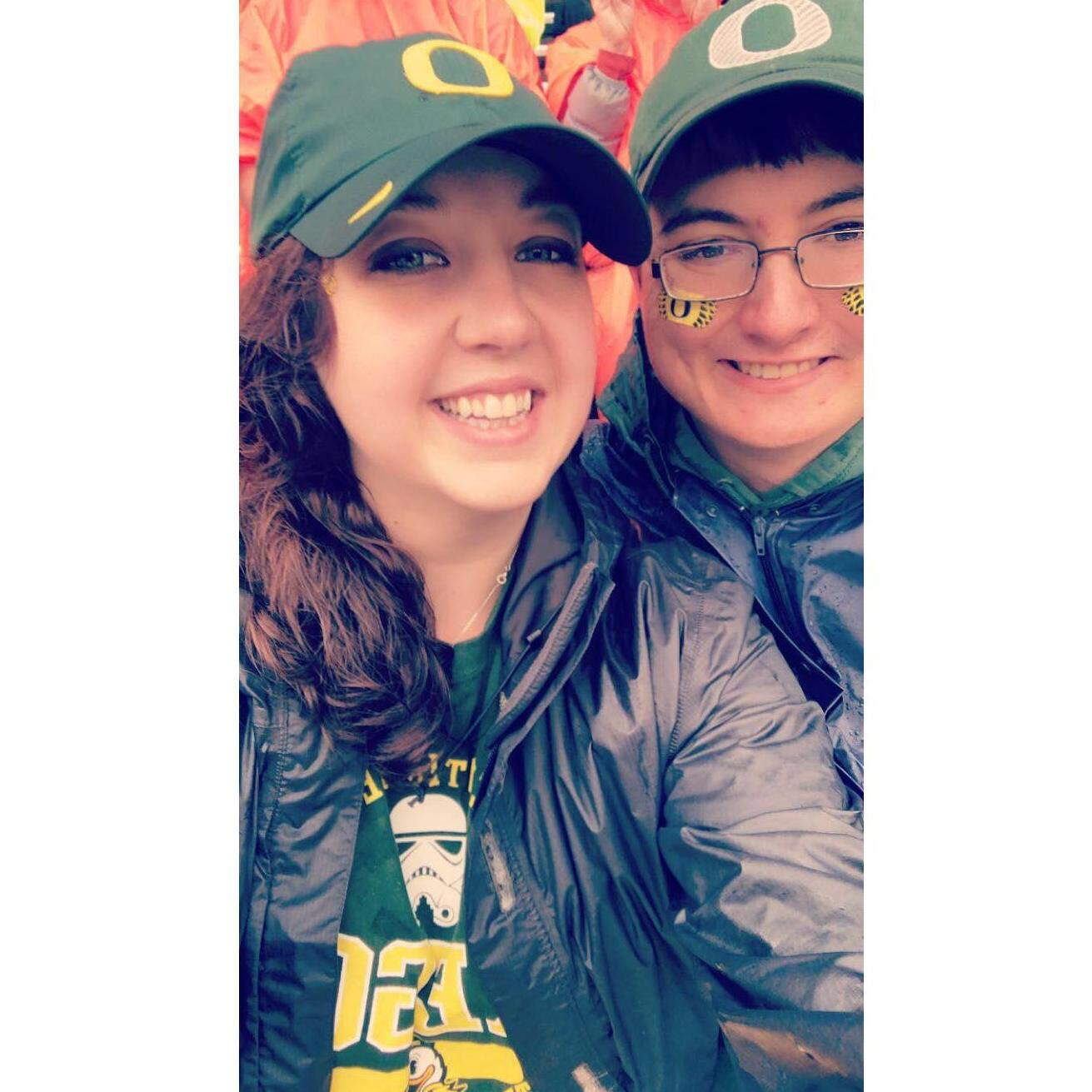 Oregon v. Oregon State football, November 2018 (Sco Ducks!)
