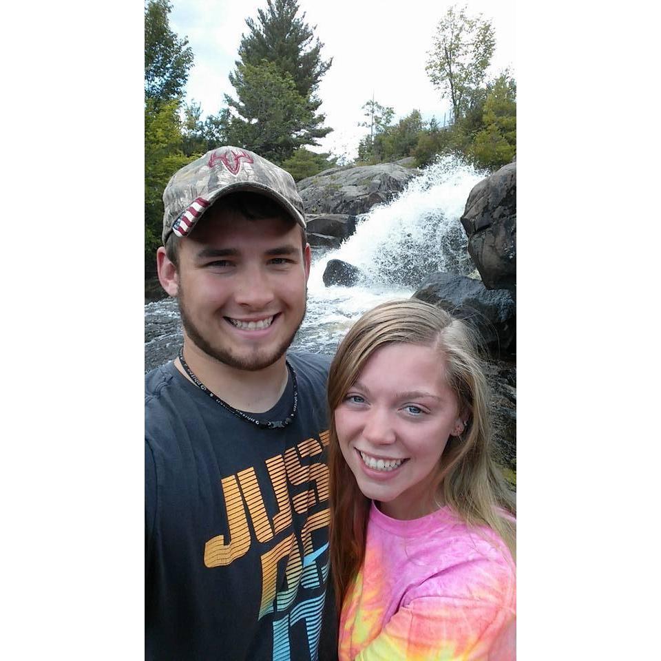 Taylor and Nathan's third ATV trip. saw High Falls Flowage. August 16, 2016