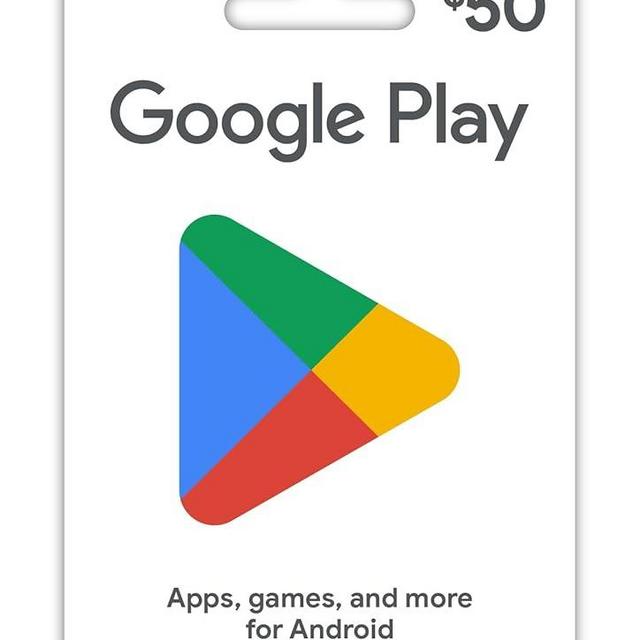 Google Play gift card - give the gift of games, apps and more (US Only)