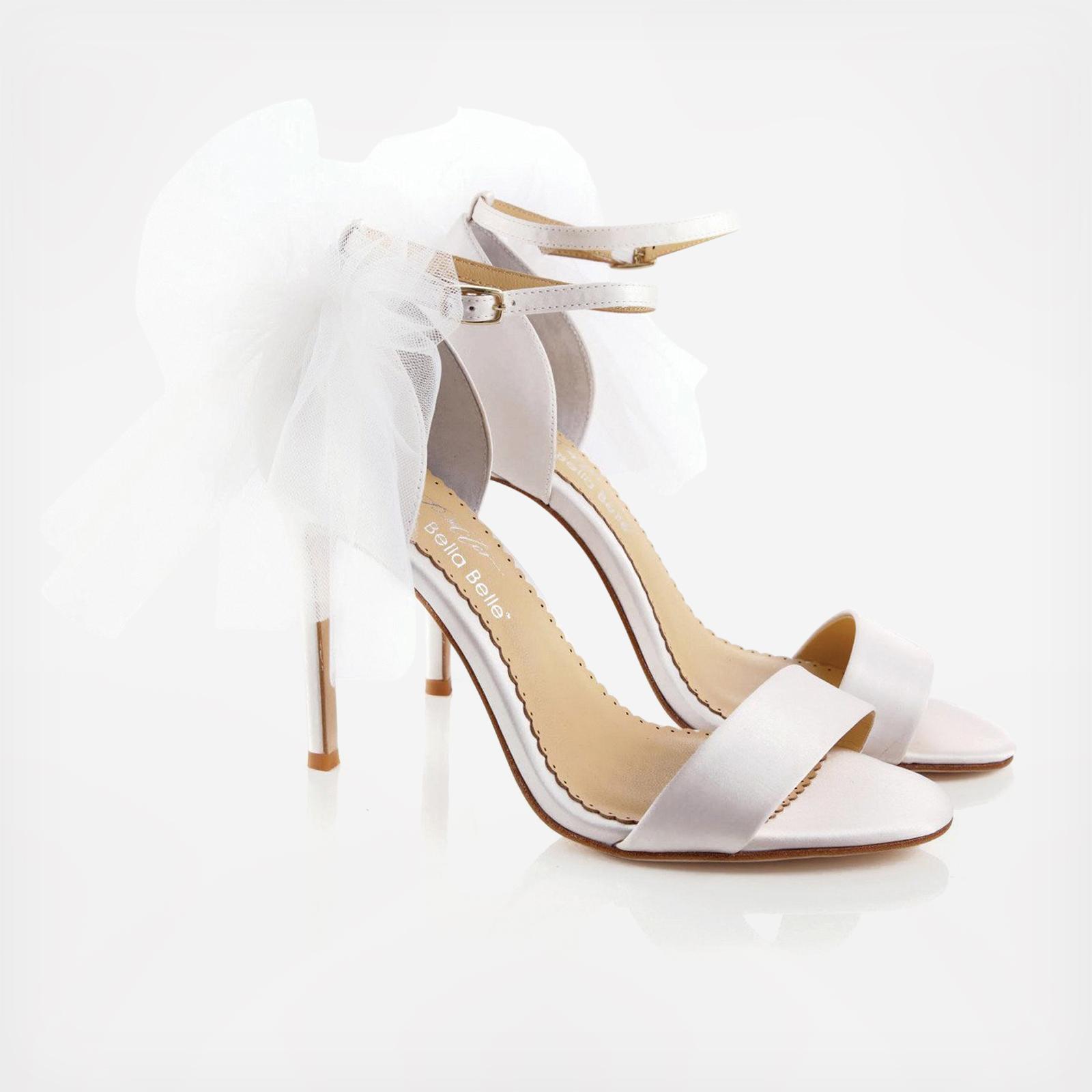 tulle wedding shoes