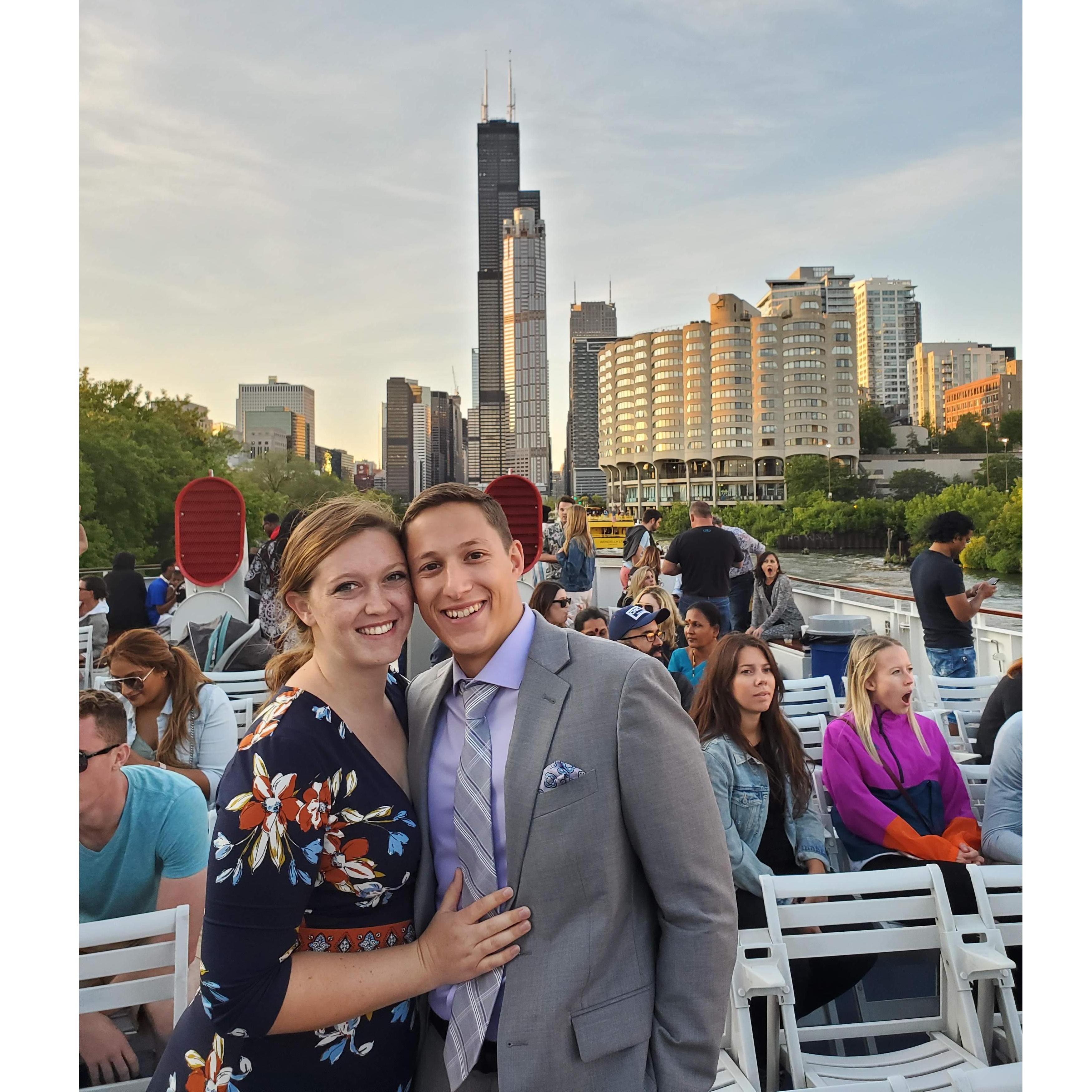If you're ever in Chicago, check out the Wendella Architecture Boat Tours.