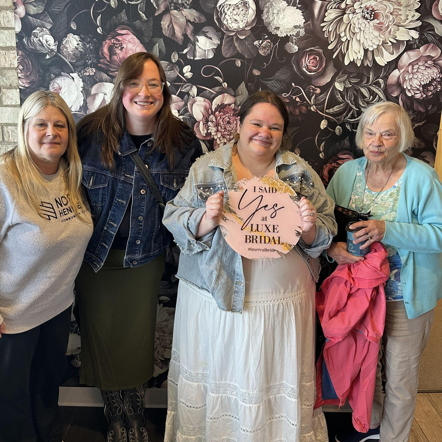 Abbie Dress shopping round 2- she tried on 10 dresses May 2025