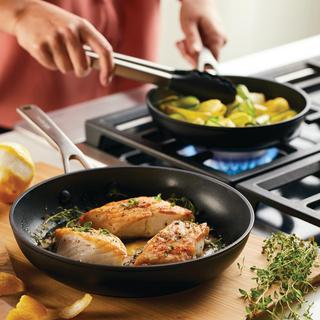 Hard-Anodized Induction Nonstick Frying Pan Set, 2-Piece