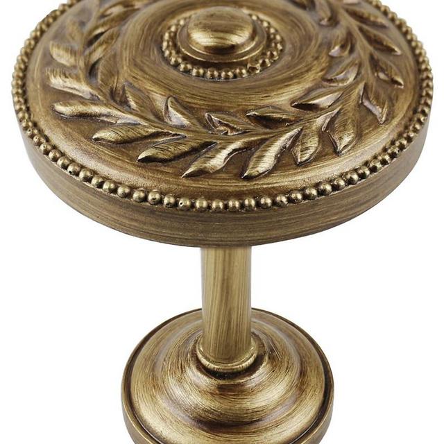 Urbanest Urbanest Set of 2 Hera Medallion Drapery Holdback, Mahogany