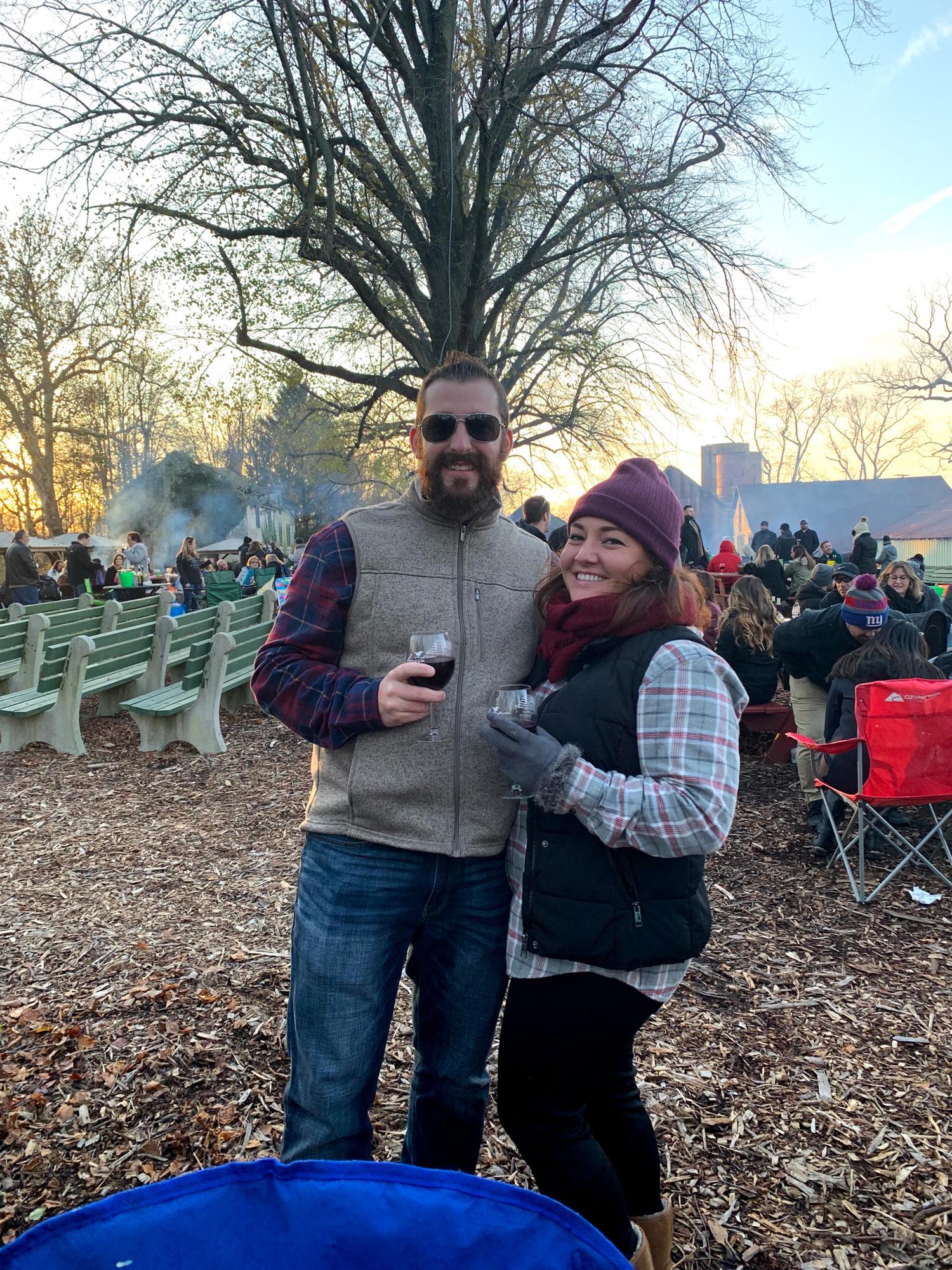 Fire pits and Fine Wine at Laurita Wintery