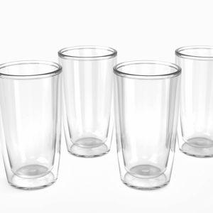 Crystal Clear Collection - 16oz Classic Tumbler 4-Pack Set