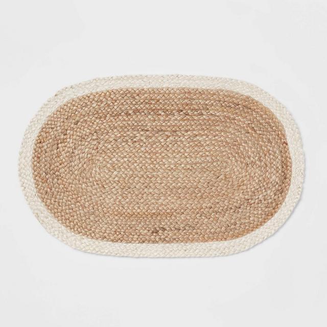 34" x 20" Jute Oval Kitchen Rug - Threshold™