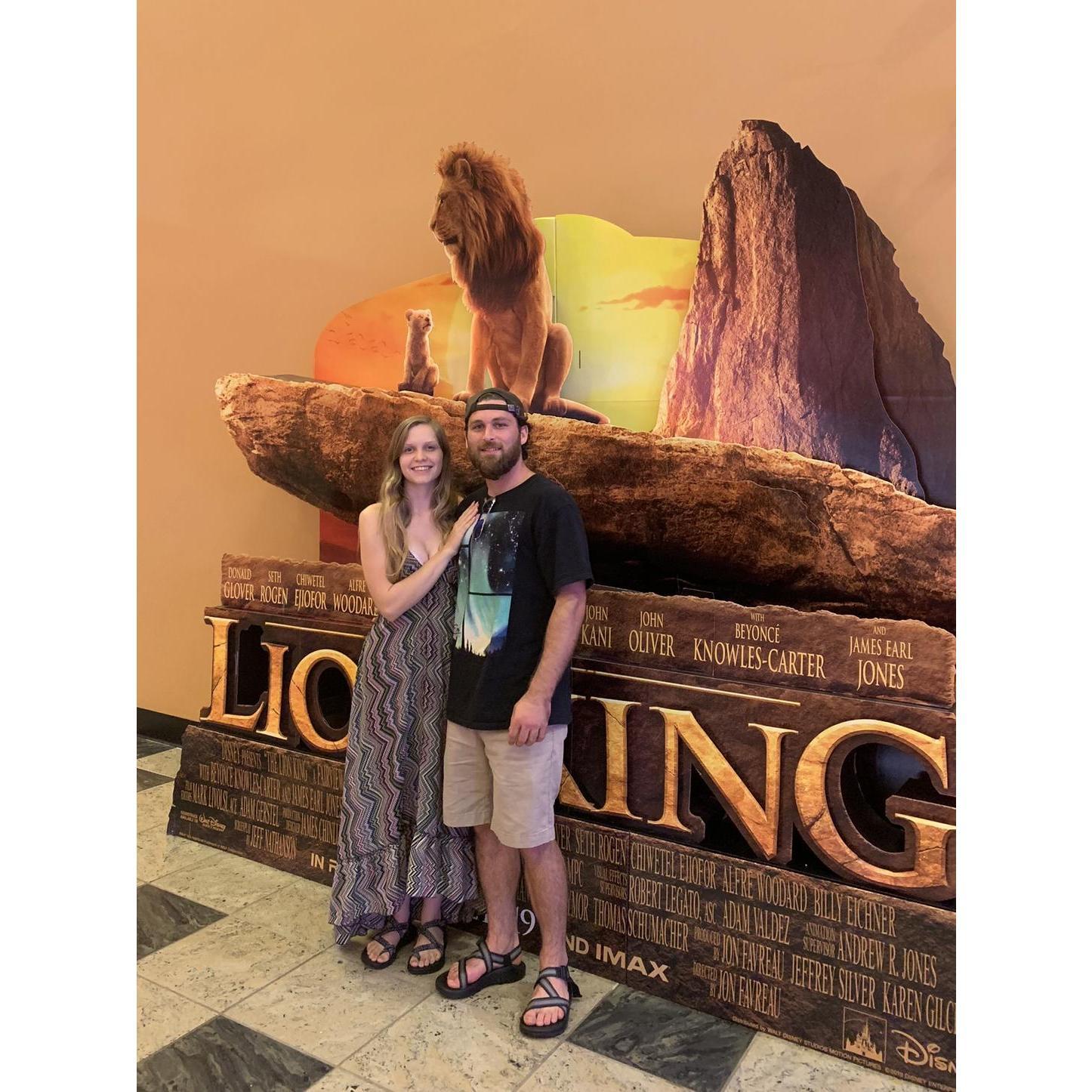 We went to go see Chris's favorite movie with the family on this day!
July 21st, 2019