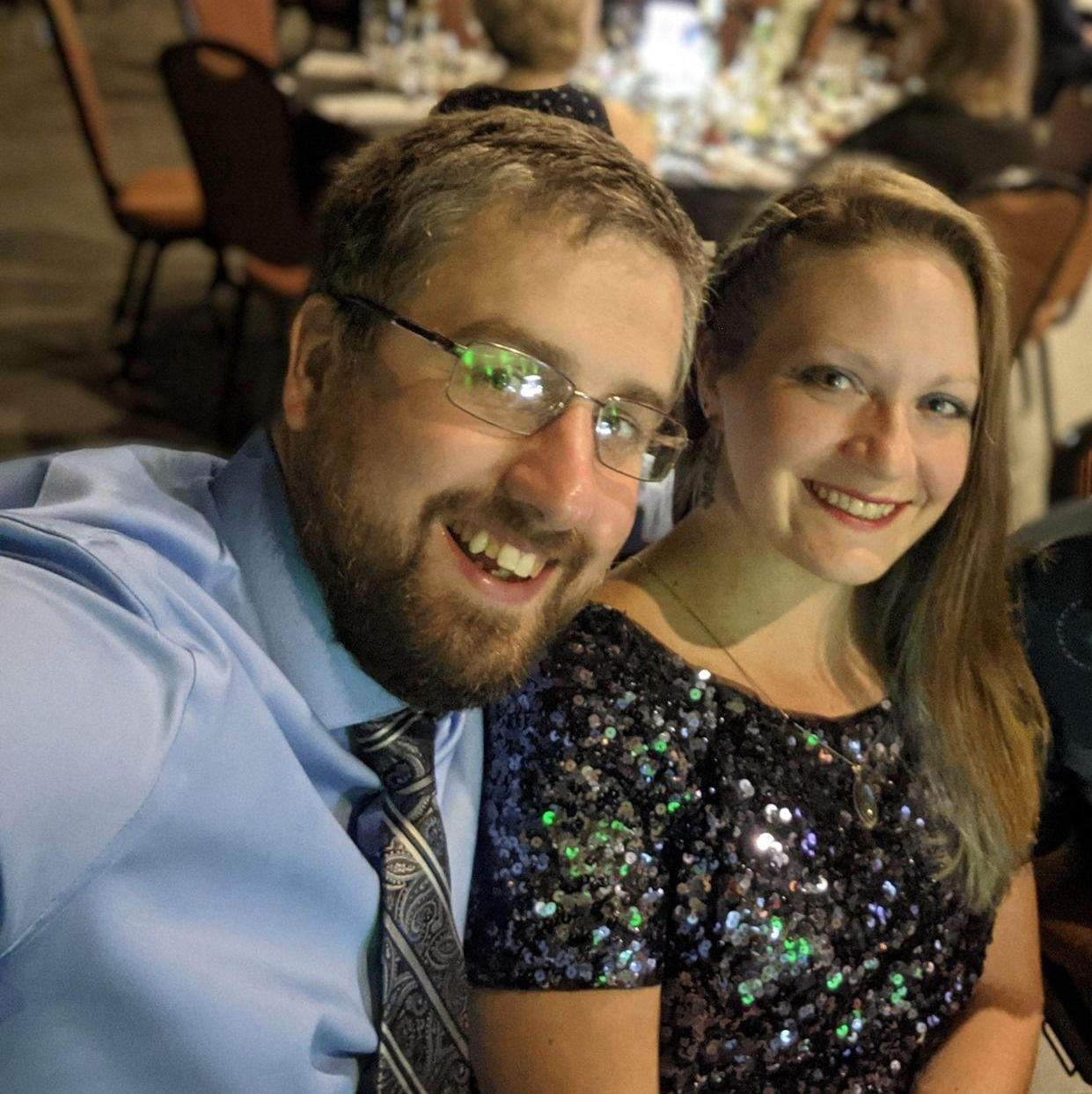 Taken at a local awards ceremony where our brewery won for best craft beer location