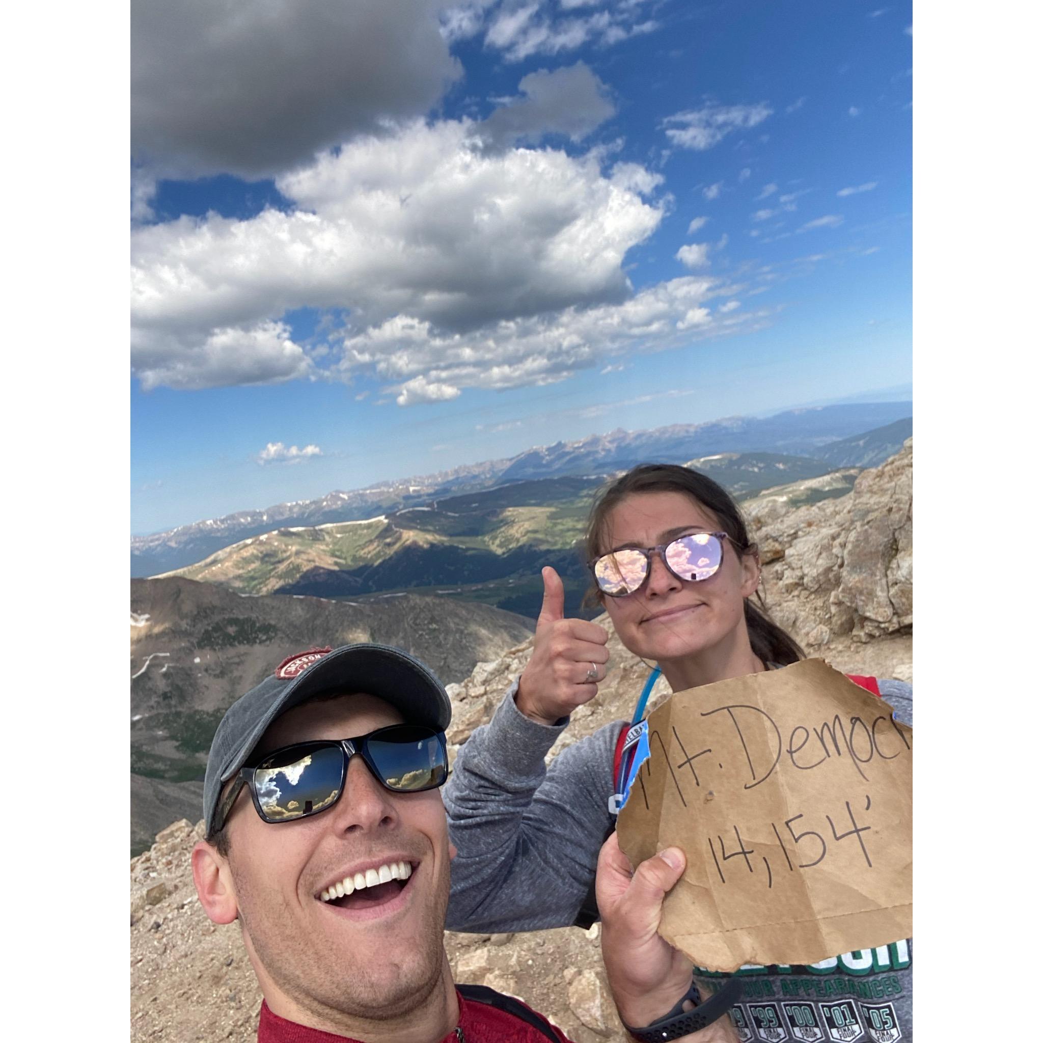 Colorado, July 2020- Cullen survived his first Kalis Family adventure! This time we traversed Colorado from Breckenridge and we even climbed a 14'er- Mt. Democrat.