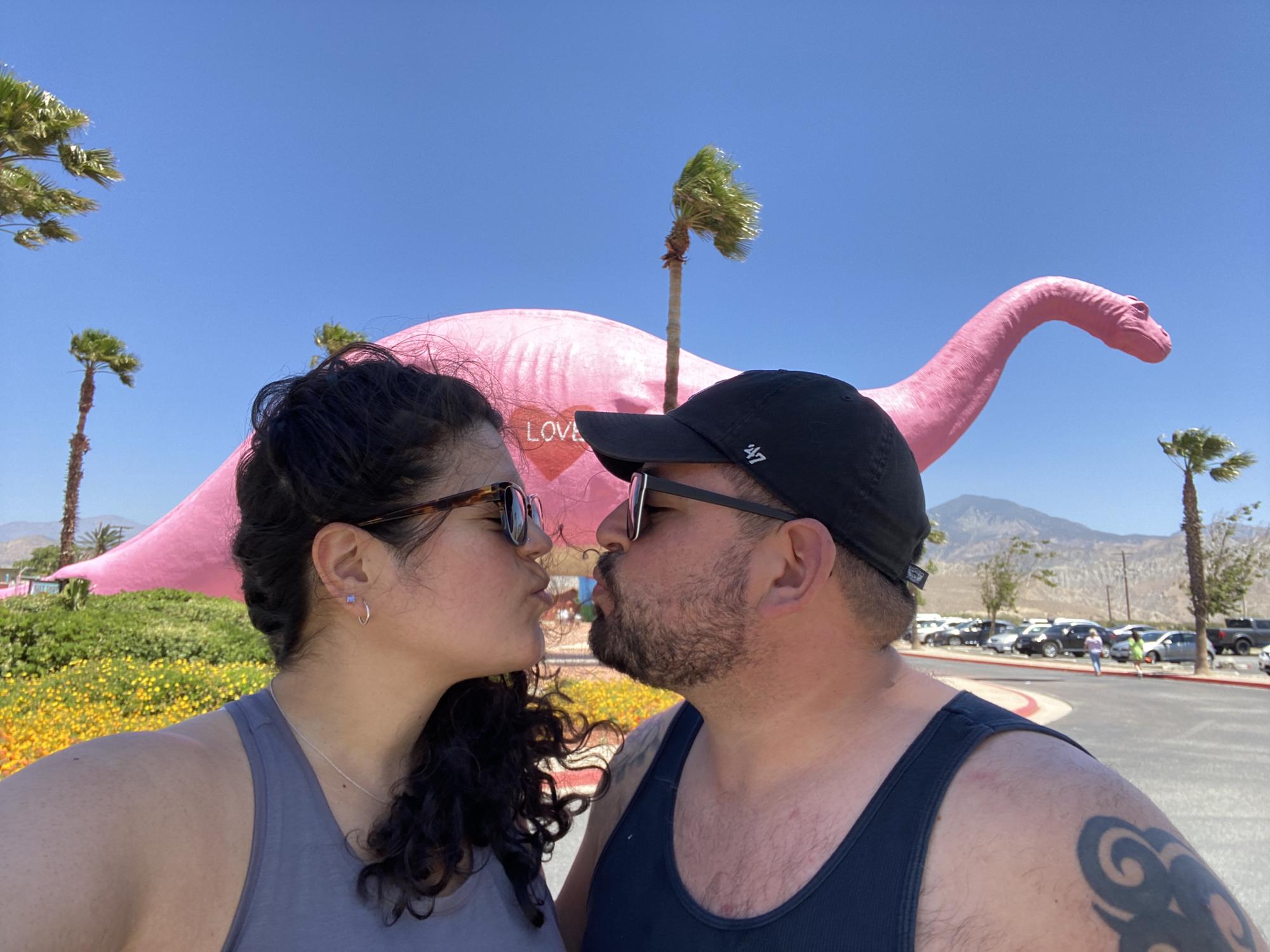 At the Cabazon Dinosaurs museum