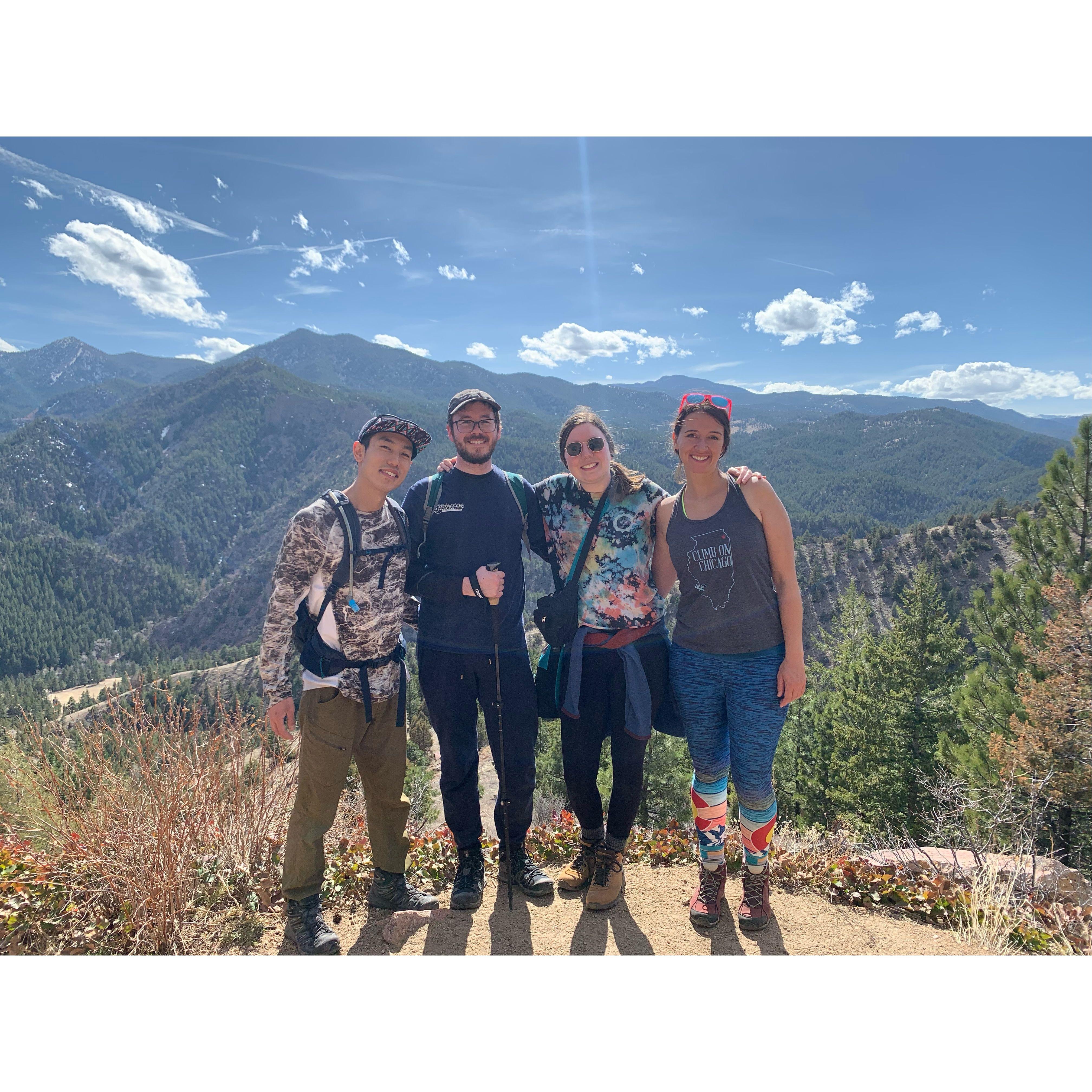 Visiting friends, Hannah and Brian, in Colorado!