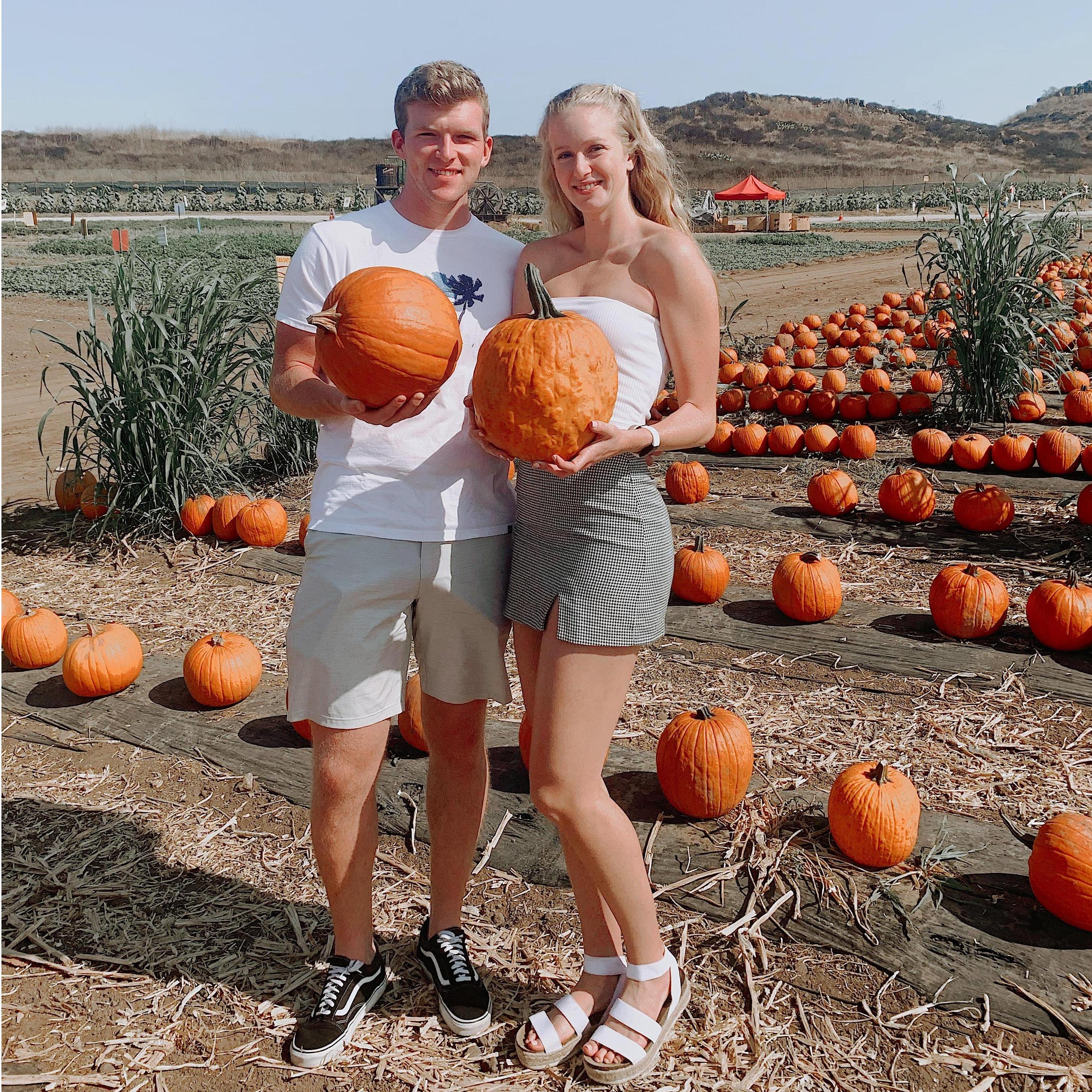 Kiki picked the ugliest pumpkin (October 2020)