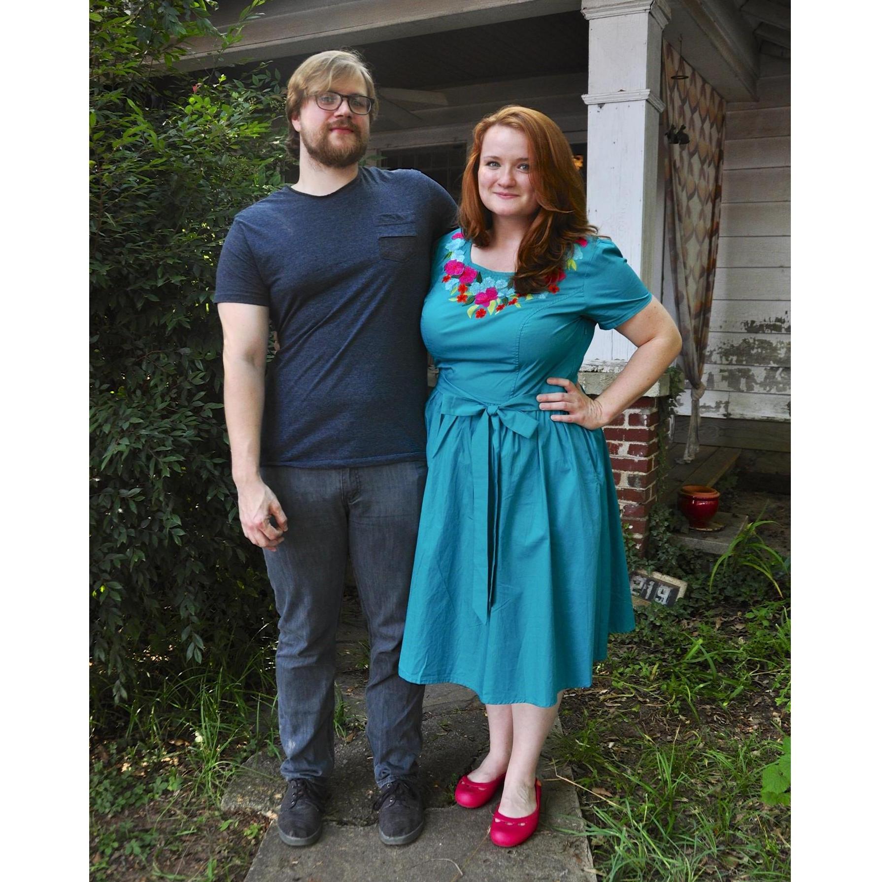 At our Cohabitation Celebration in July 2014!