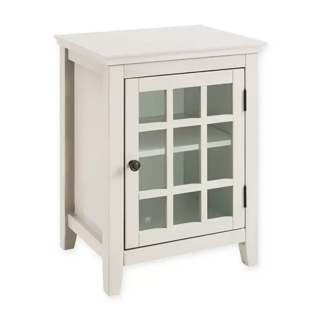 Linon Home Decor Largo Accent Cabinet in White