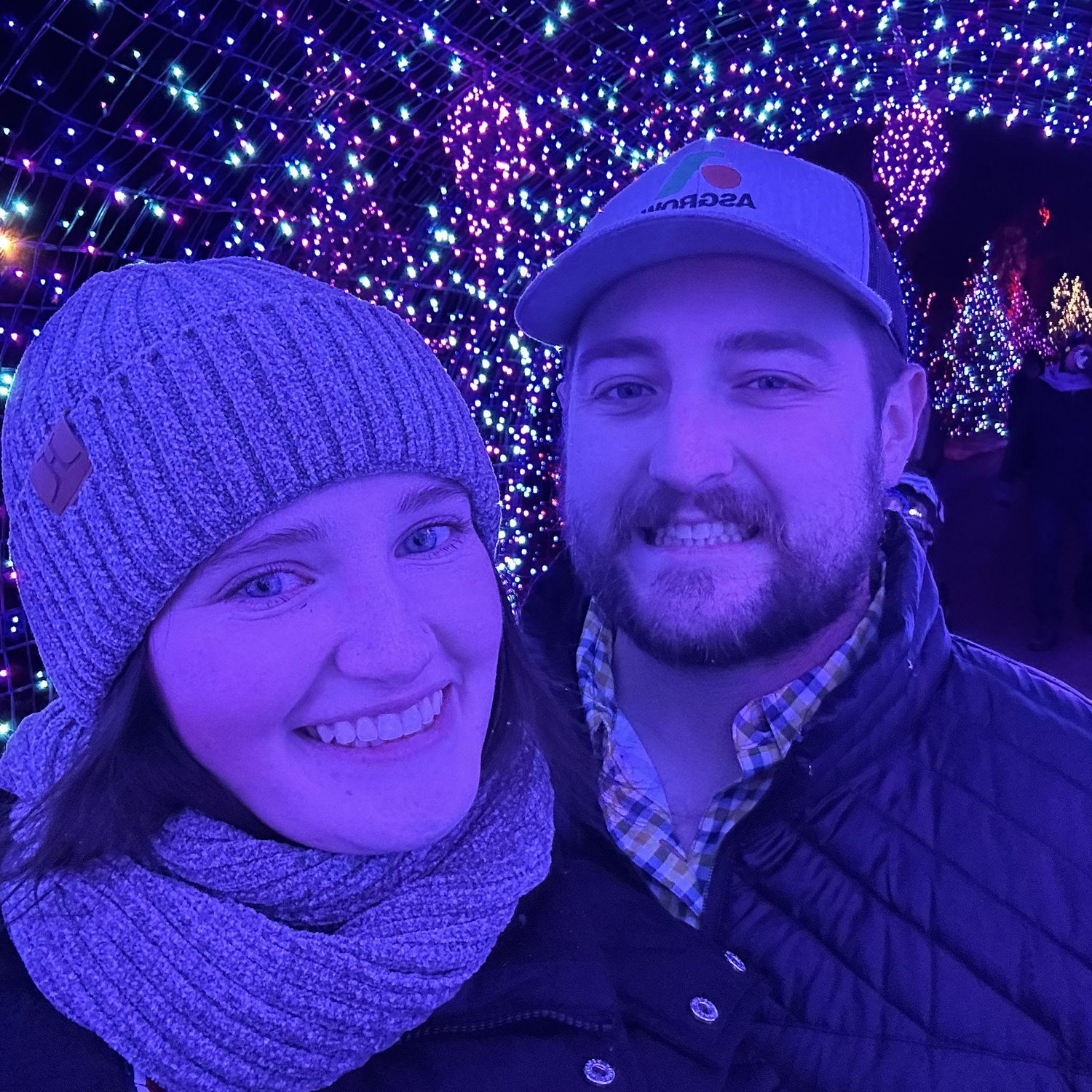 Newfields Christmas lights
