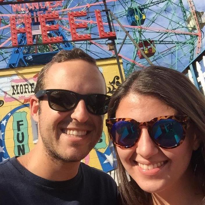Visiting Coney Island.
