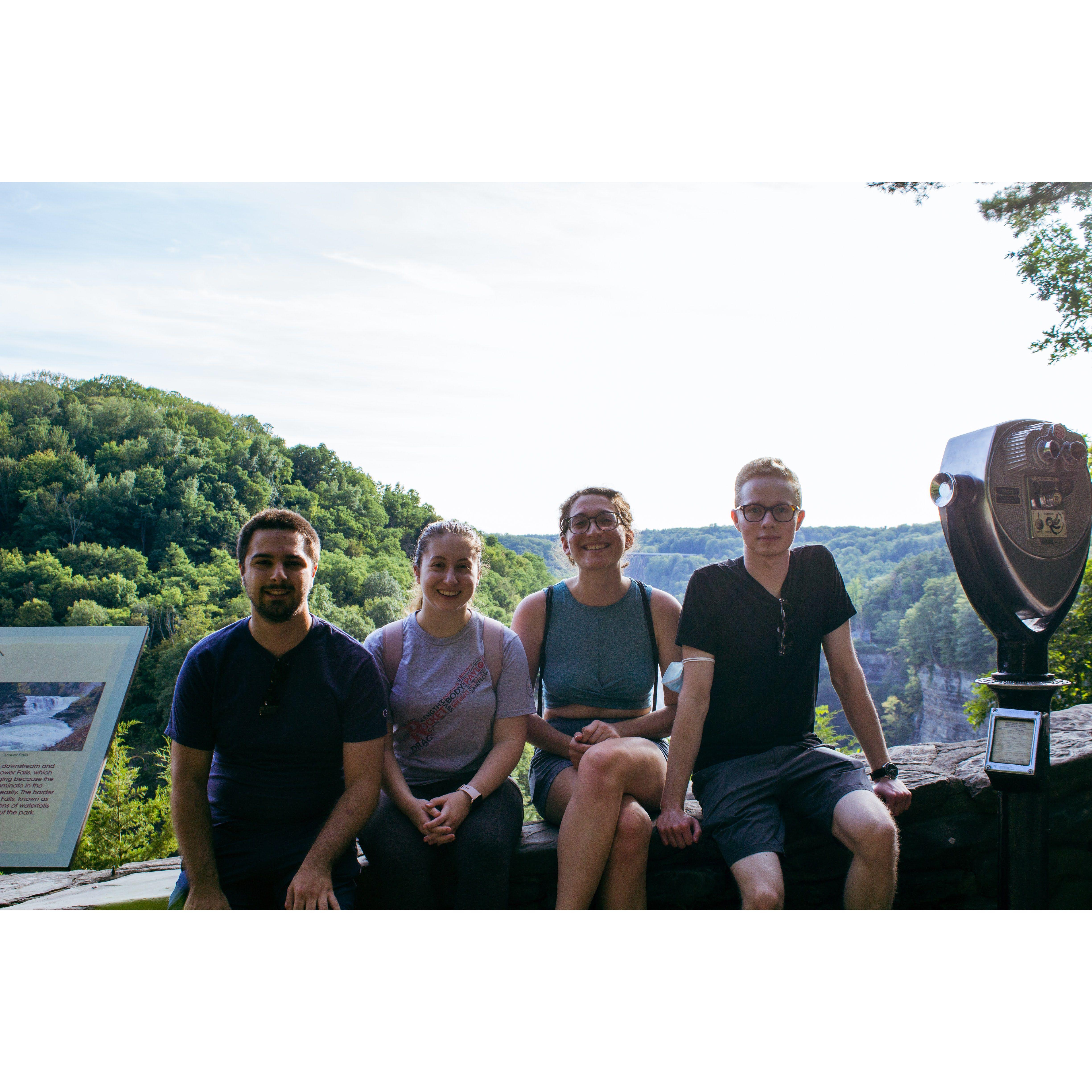 Letchworth State Park with Brandon, Militsa, and Andreea. September, 2021, NY