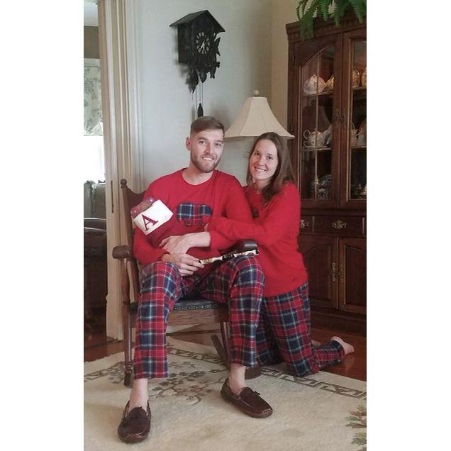 Our first Christmas together in Gloucester, VA in December of 2020