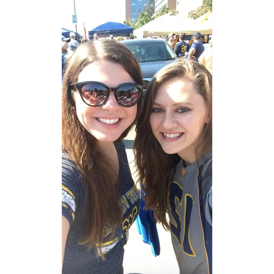 First tailgate ever...this is the first picture I have of the two of us even as friends.