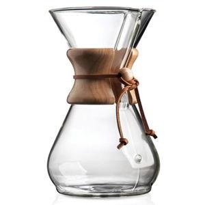 Chemex Pour-Over Glass Coffeemaker - Classic Series - 8-Cup - Exclusive Packaging