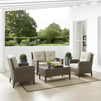 Crosley Rockport Outdoor Wicker Patio Furniture Collection