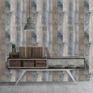 Textured Repurposed Wood Wallpaper