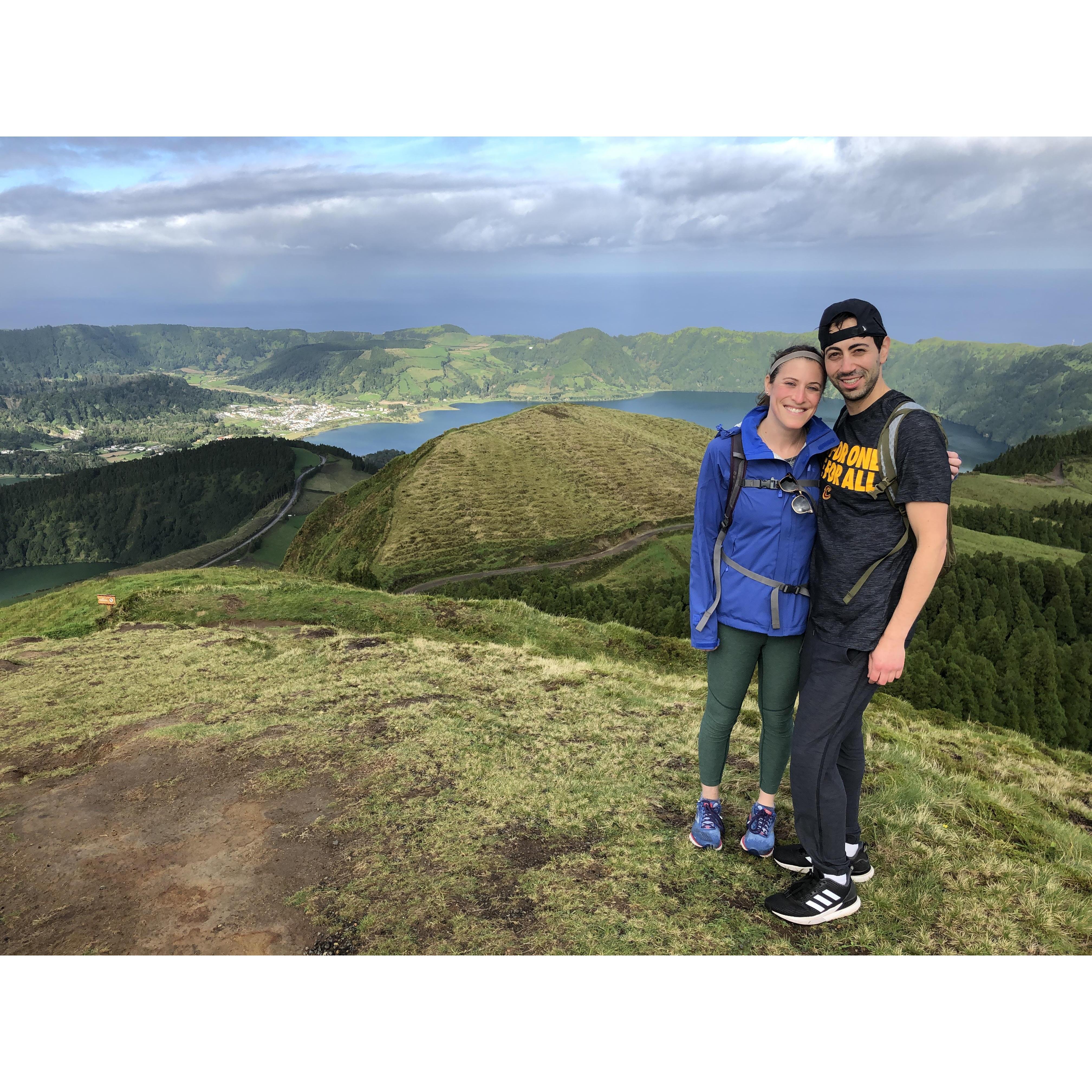 hiking in the Azores, Portugal