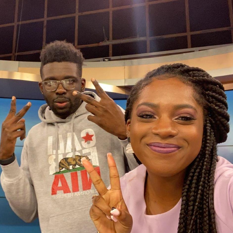 Shenanigans at the news station when Kamri was a TV news anchor and reporter.