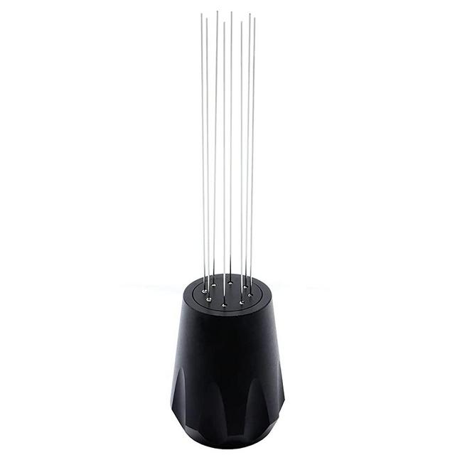 Espresso Coffee Stirrer Needle, Coffee Stirring Tamper WDT Distribution Tool, Needle Type Distributor Hand Stirrer Tool (Rhombus,Black)