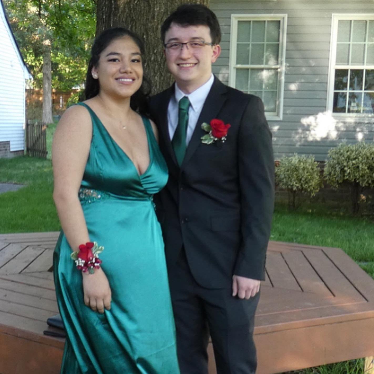 He took me to prom since I never got to go!