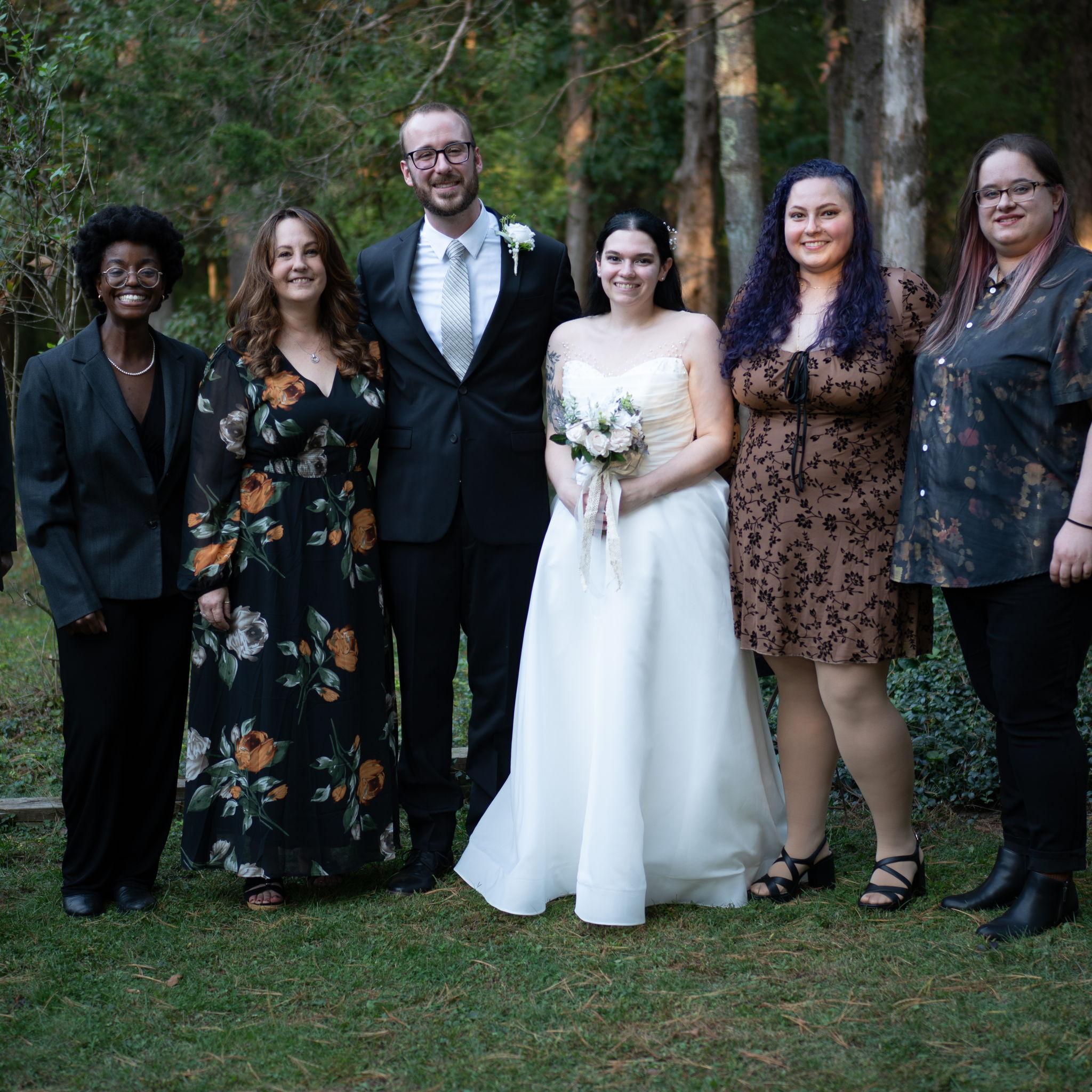 The couple with Sara's close friends, the Valks and Mira