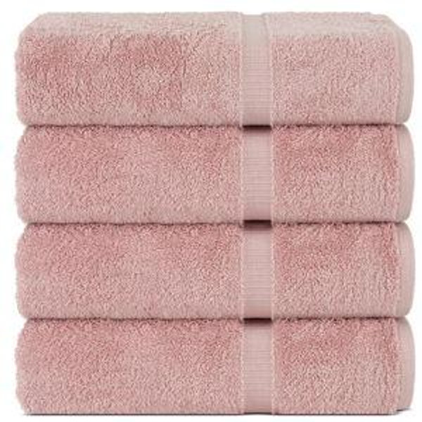 Chakir Turkish Linens | Hotel & Spa Quality 100% Cotton Premium Turkish Towels | Soft & Absorbent (4-Piece Bath Towels, Moss)