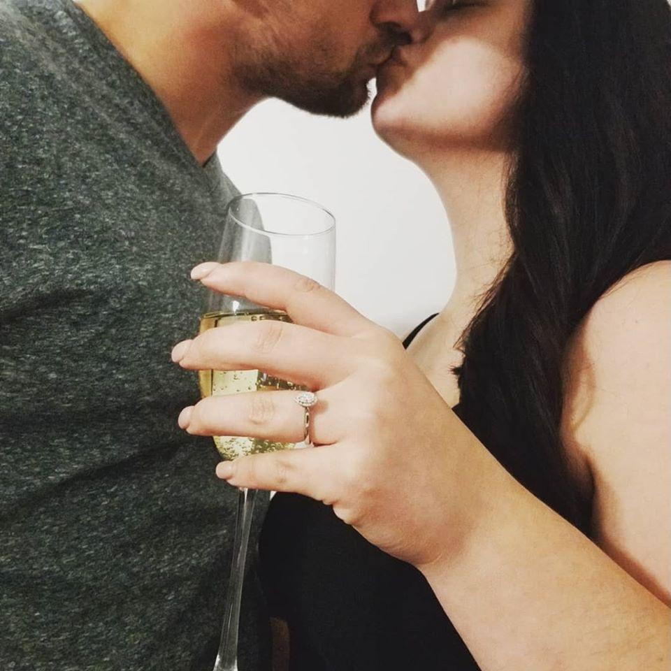 The night we got engaged!