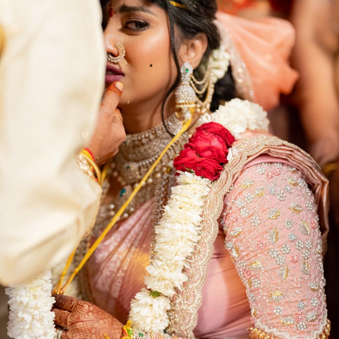 Tears of pure joy, when he tied the mangalsutra, my heart overflowed with love. The best moment of my life. 💖