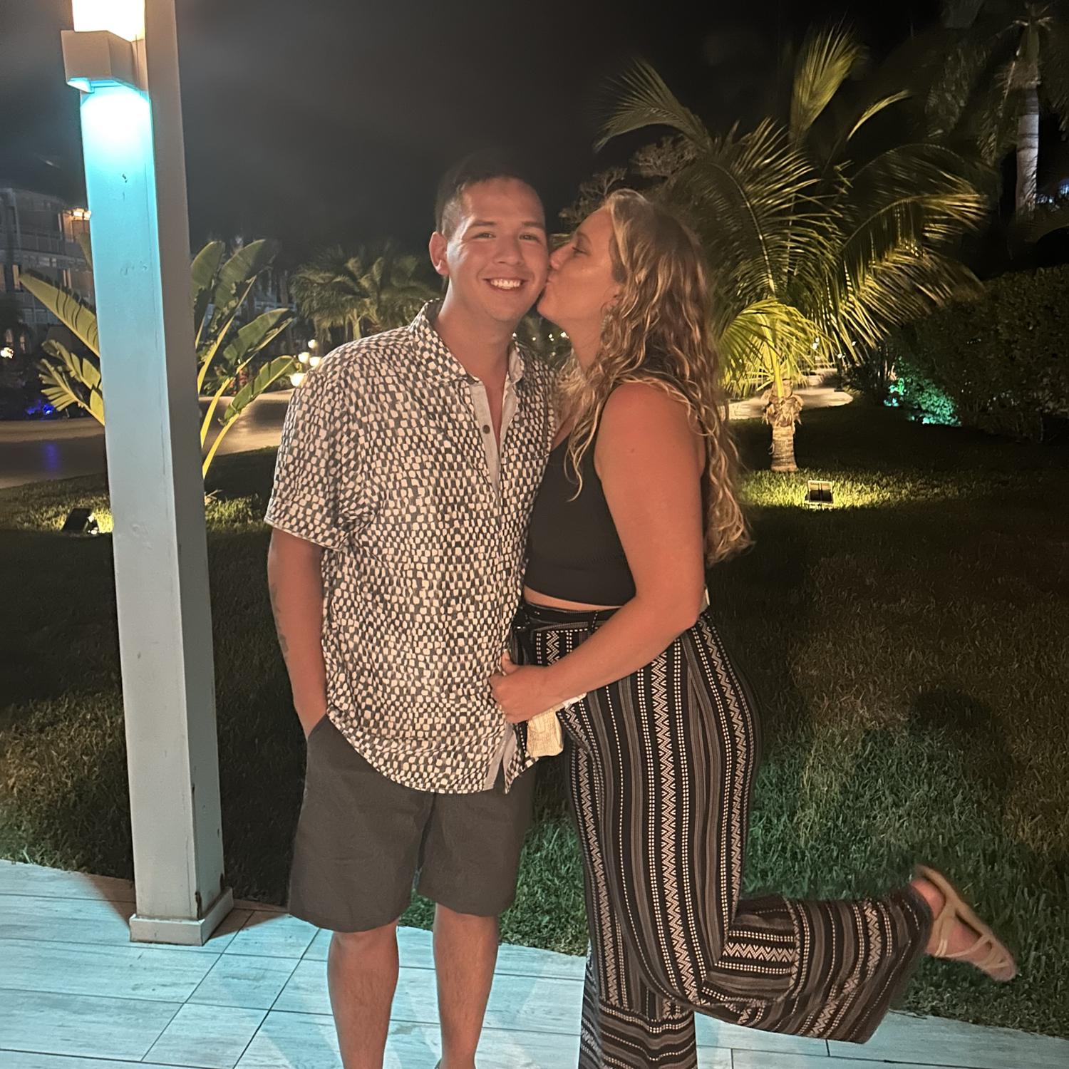 I can’t get over how handsome my fiancé looks with that vacation glow!