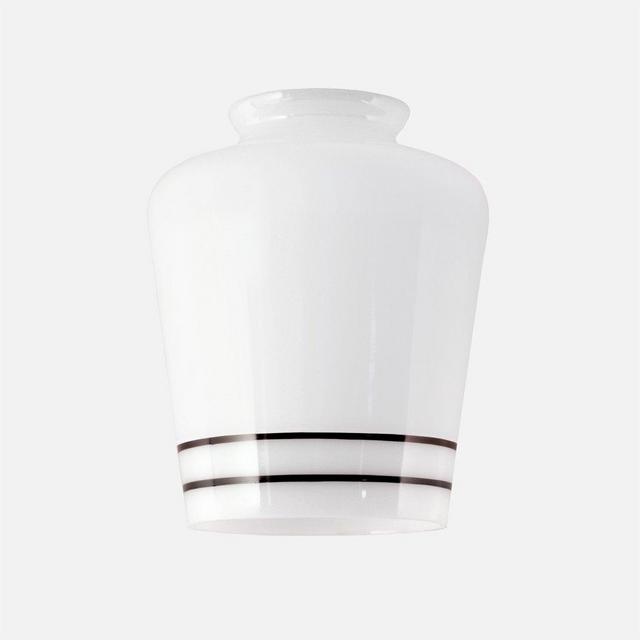 Straight Bell Shade - Black Stripe