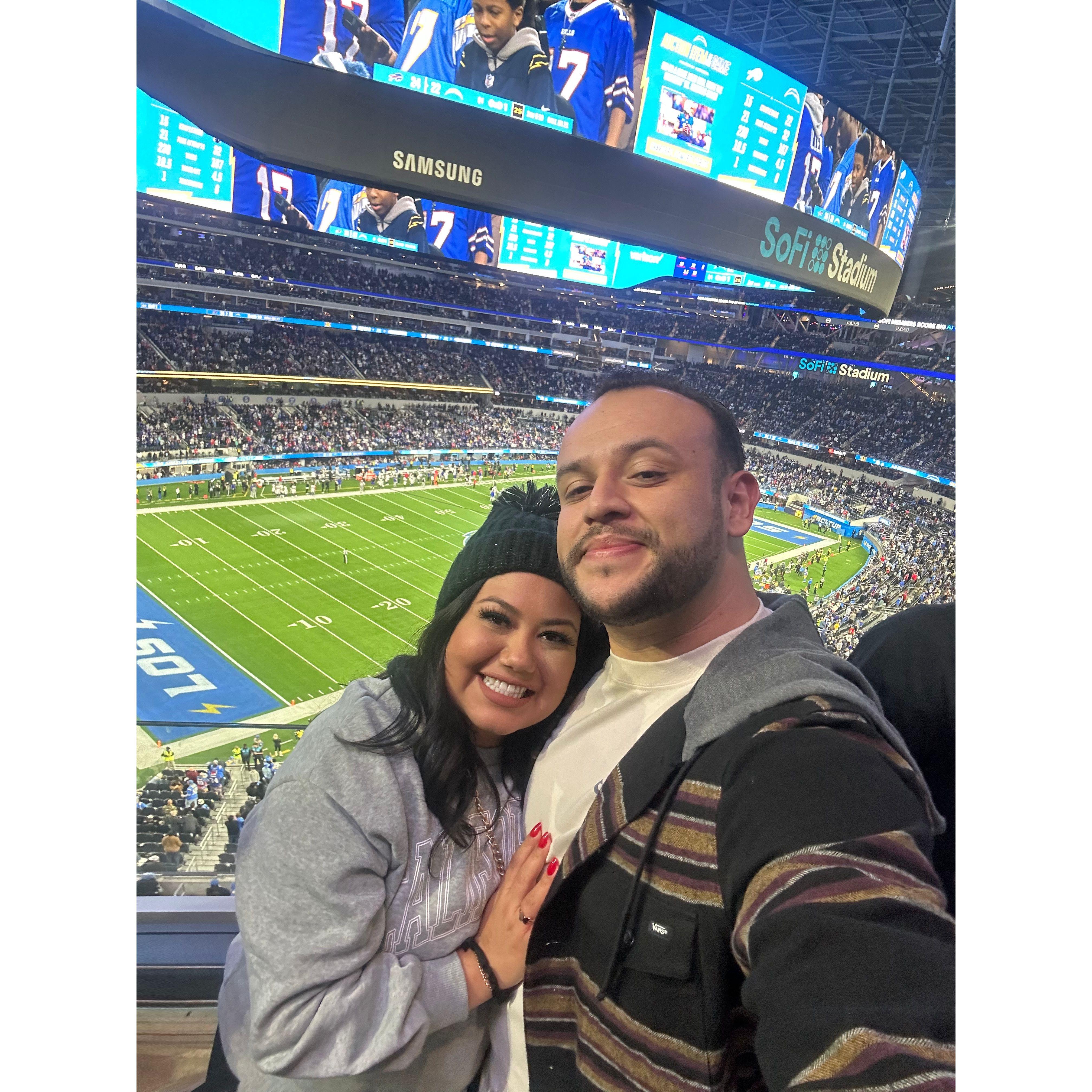 NFL game Chargers vs Bills