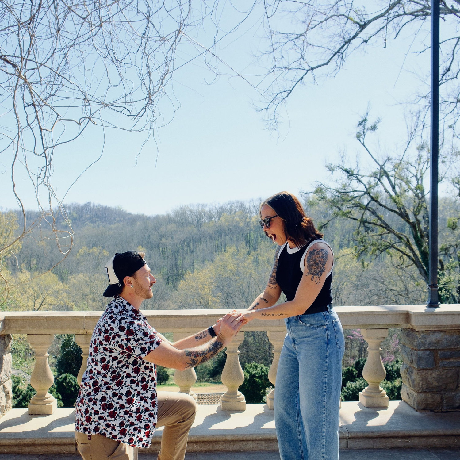 The day Carter proposed. He made sure Brittanys kids were involved and the day was PERFECT!