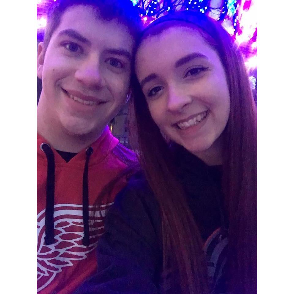 Our first vacation together in Boston to see the Red Wings play the Bruins, March 2017