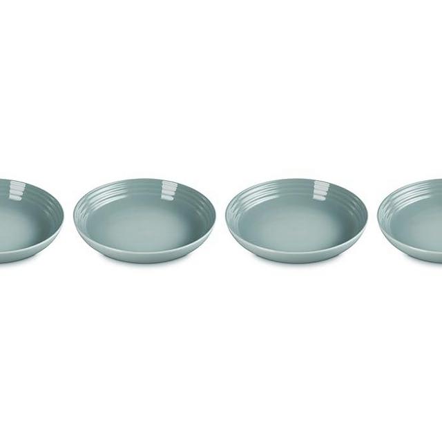 Le Creuset Stoneware Set of 4 Pasta Bowls, 8.5" each, Sea Salt