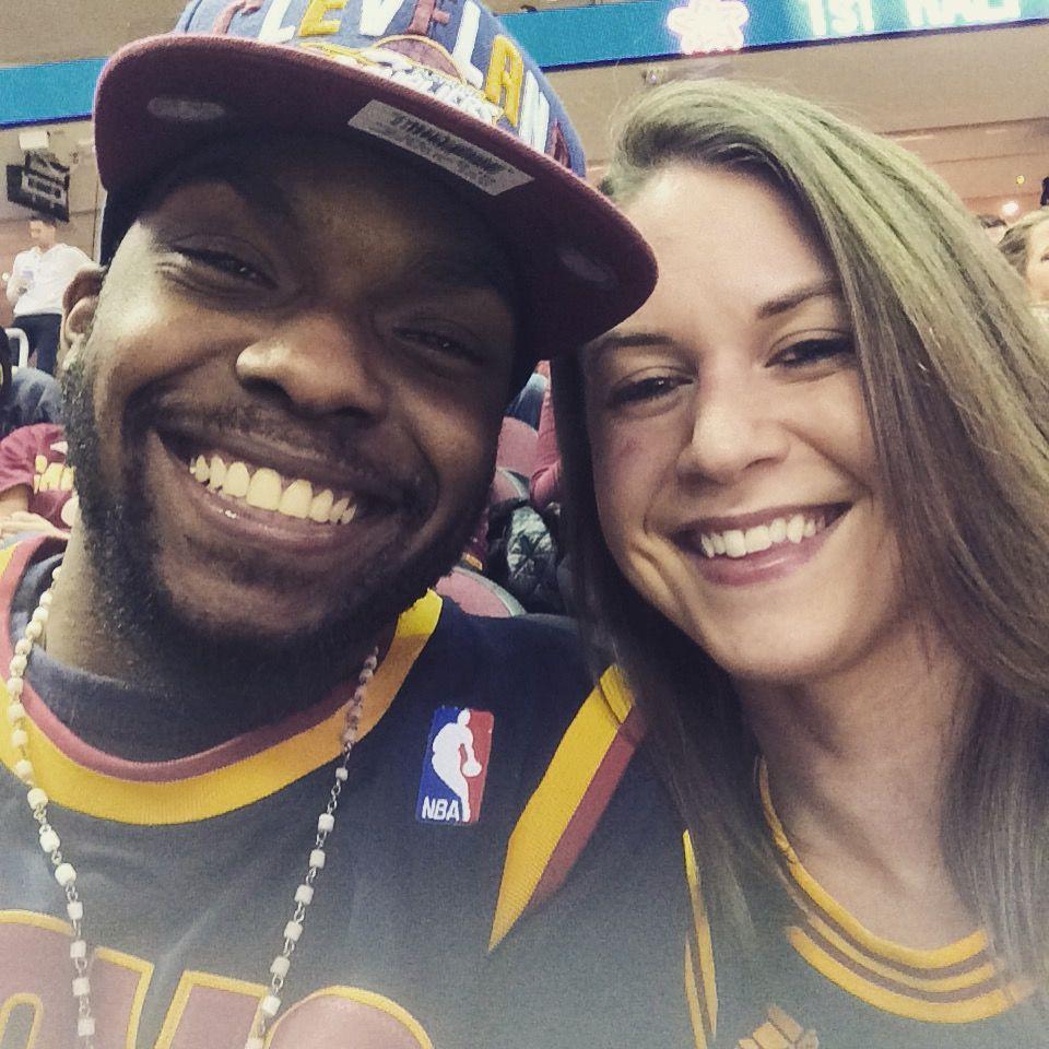 Cavs game and first picture together!